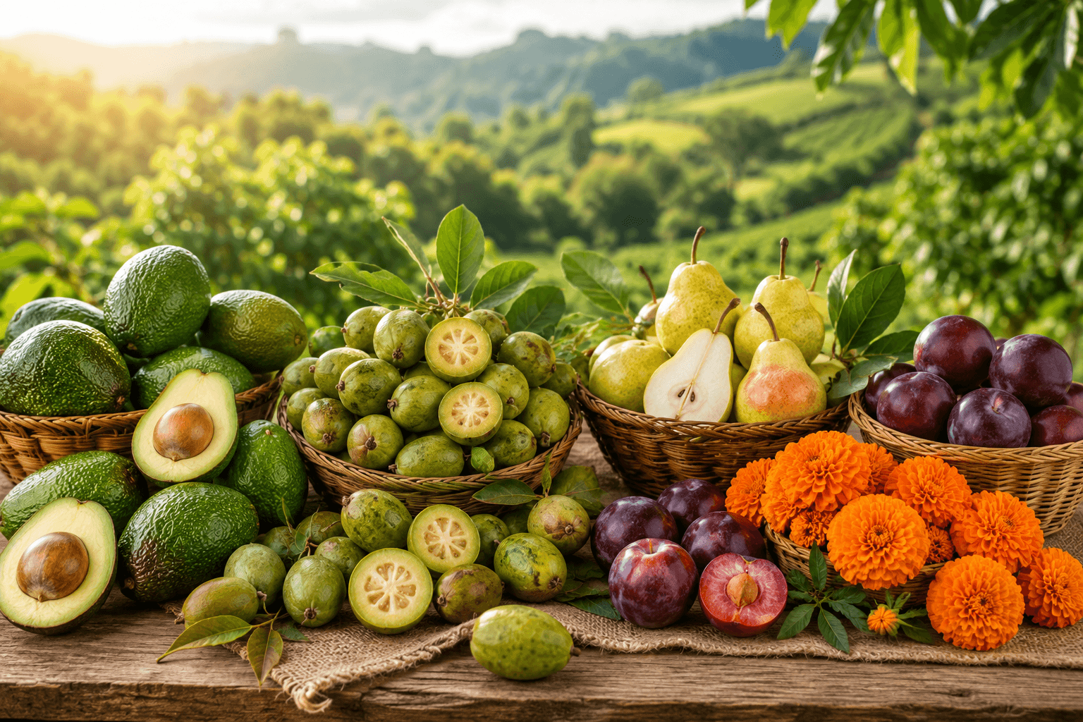 Fresh organic fruits and vegetables from Nidhina Sudhina Agriculture Farm